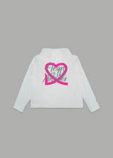 HOODIE HEART BLANCA