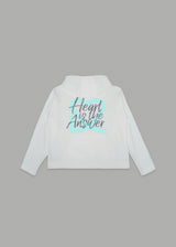 HOODIE HEART BLANCA