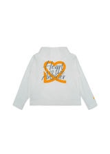 HOODIE HEART BLANCA