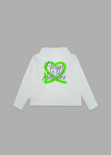 HOODIE HEART BLANCA