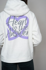 HOODIE HEART BLANCA