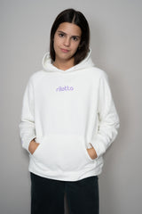 HOODIE HEART BLANCA