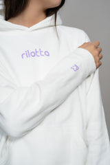 HOODIE HEART BLANCA