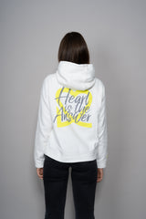 HOODIE HEART BLANCA