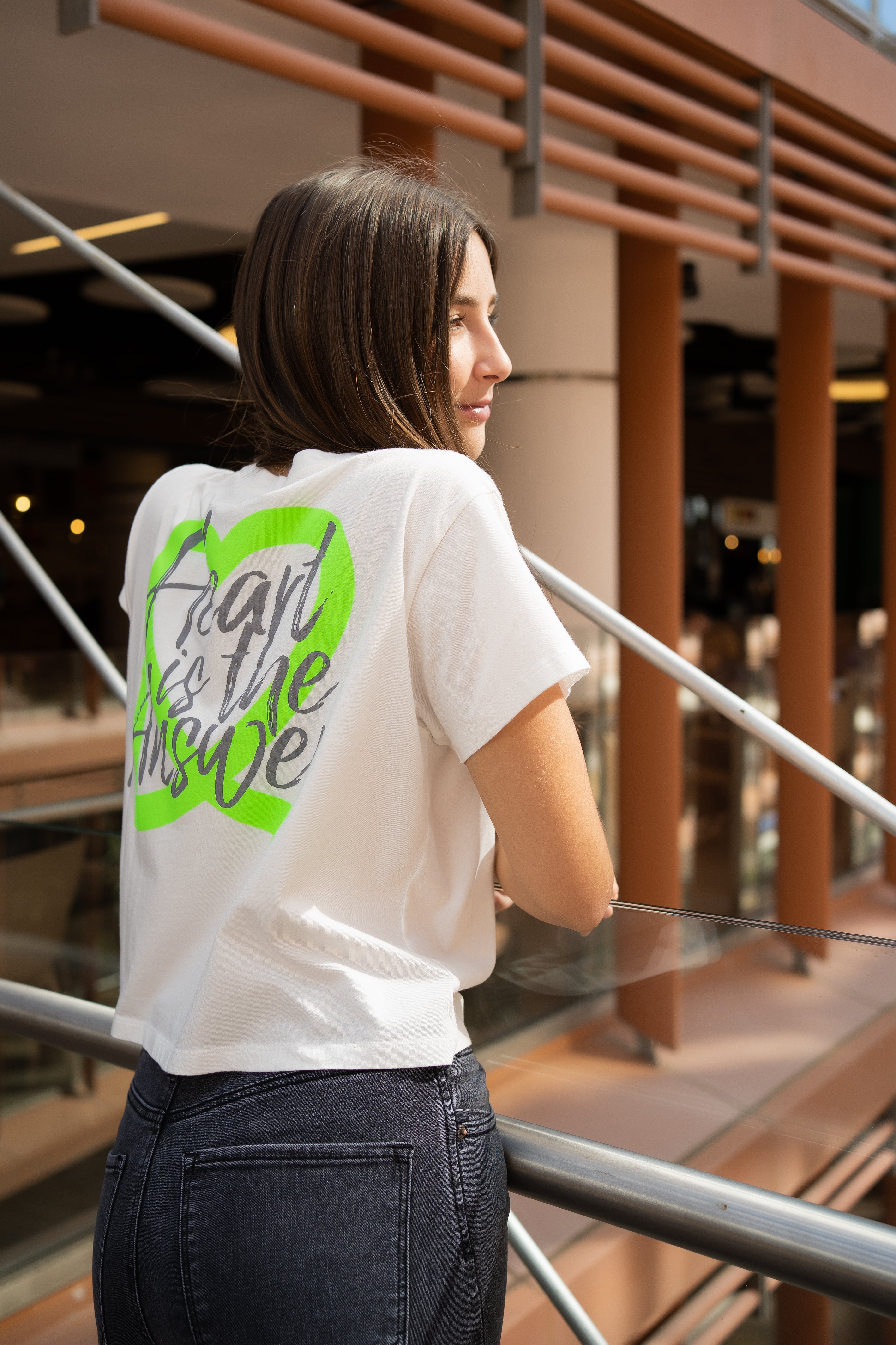 CAMISETA HEART BLANCA