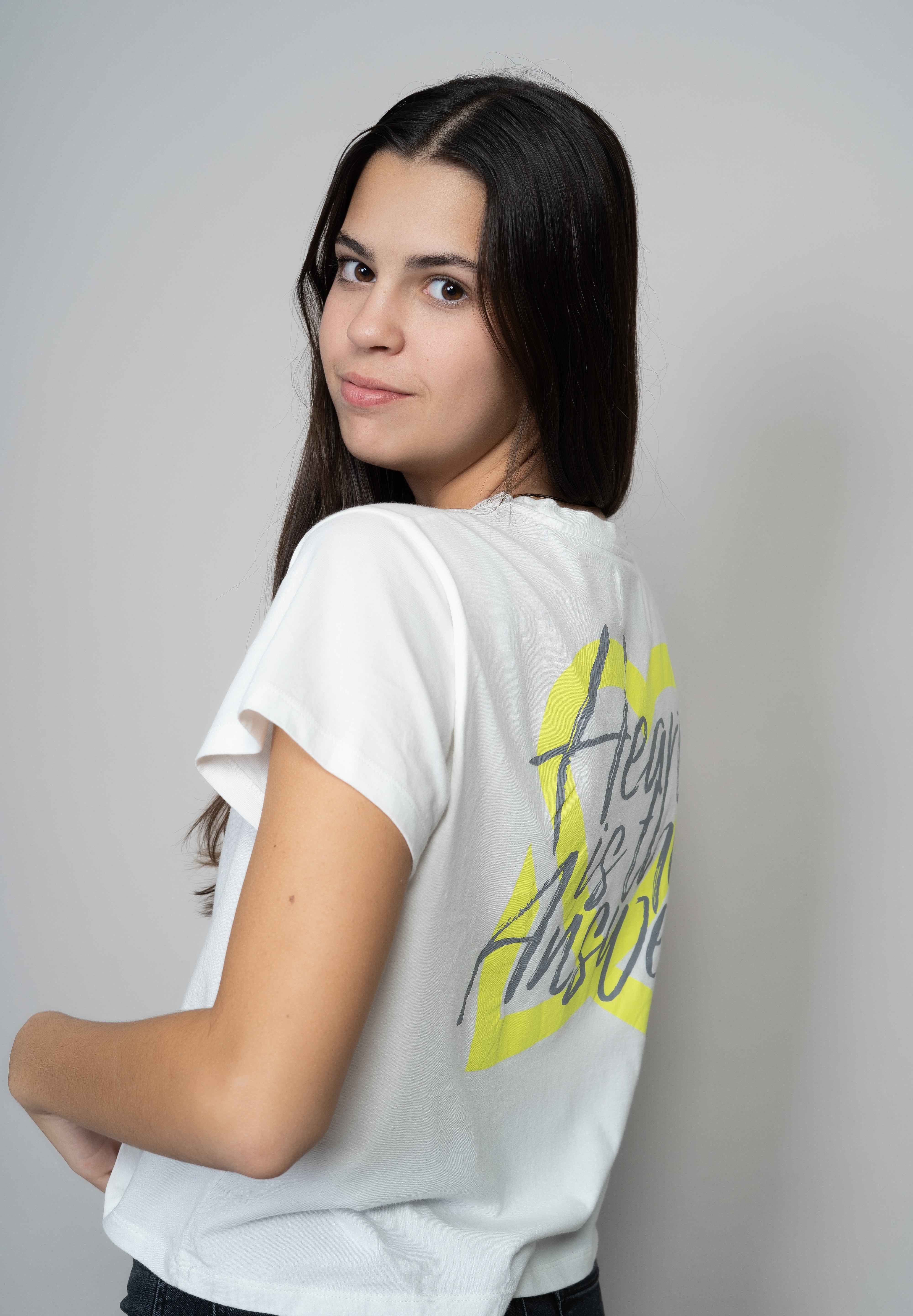 CAMISETA HEART BLANCA