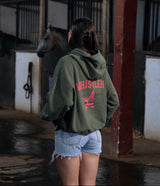 HOODIE WHISTLER VERDE Y NARANJA FLUOR