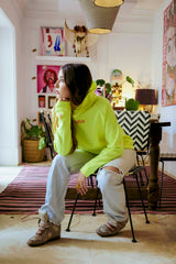 HOODIE HEART AMARILLA FLÚOR