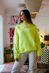 HOODIE HEART AMARILLA FLÚOR