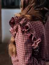 BLUSA CASILDA CUADROS CORAL