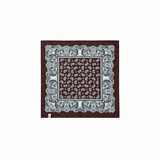 PAÑUELO PAISLEY MARRON