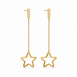 PENDIENTES STAR CHAIN GOLD