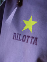 SUDADERA STAR GLITTER MALVA CON AMARILLO FLUOR