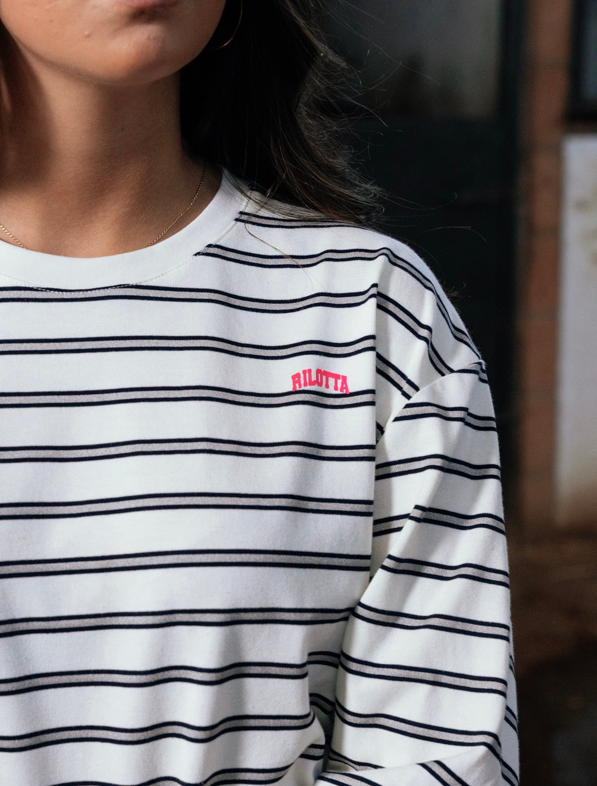 CAMISETA RAYAS MANGA LARGA R23