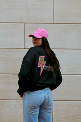 SUDADERA RAYO LEOPARDO TACHAS NEGRA