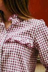 BLUSA FILIPPA VICHY VINO