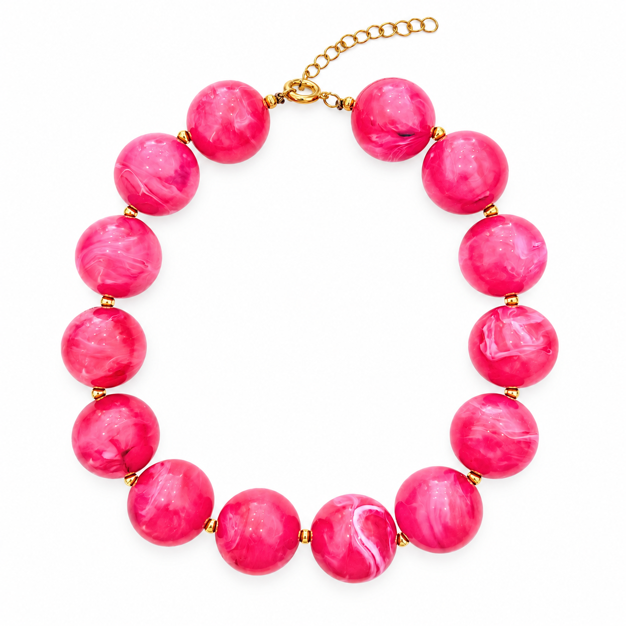 COLLAR BOLAS EXTRA GRANDE ACERO