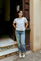 CAMISETA STAR LEOPARDO BLANCA