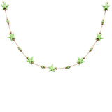 COLLAR FLORECITAS VERDE