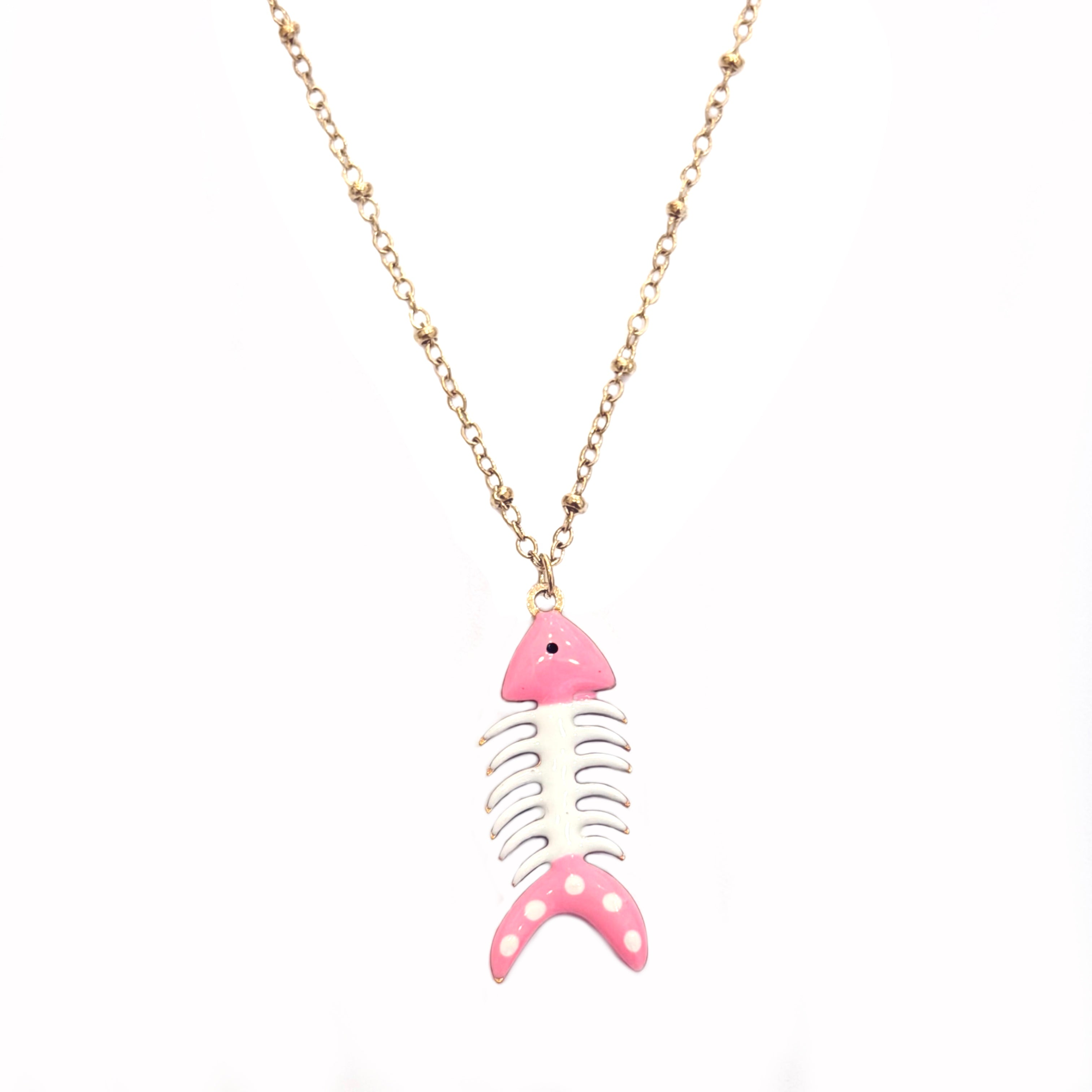 COLLAR RASPA ROSA