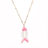 COLLAR RASPA ROSA