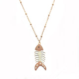 COLLAR RASPA MARRON