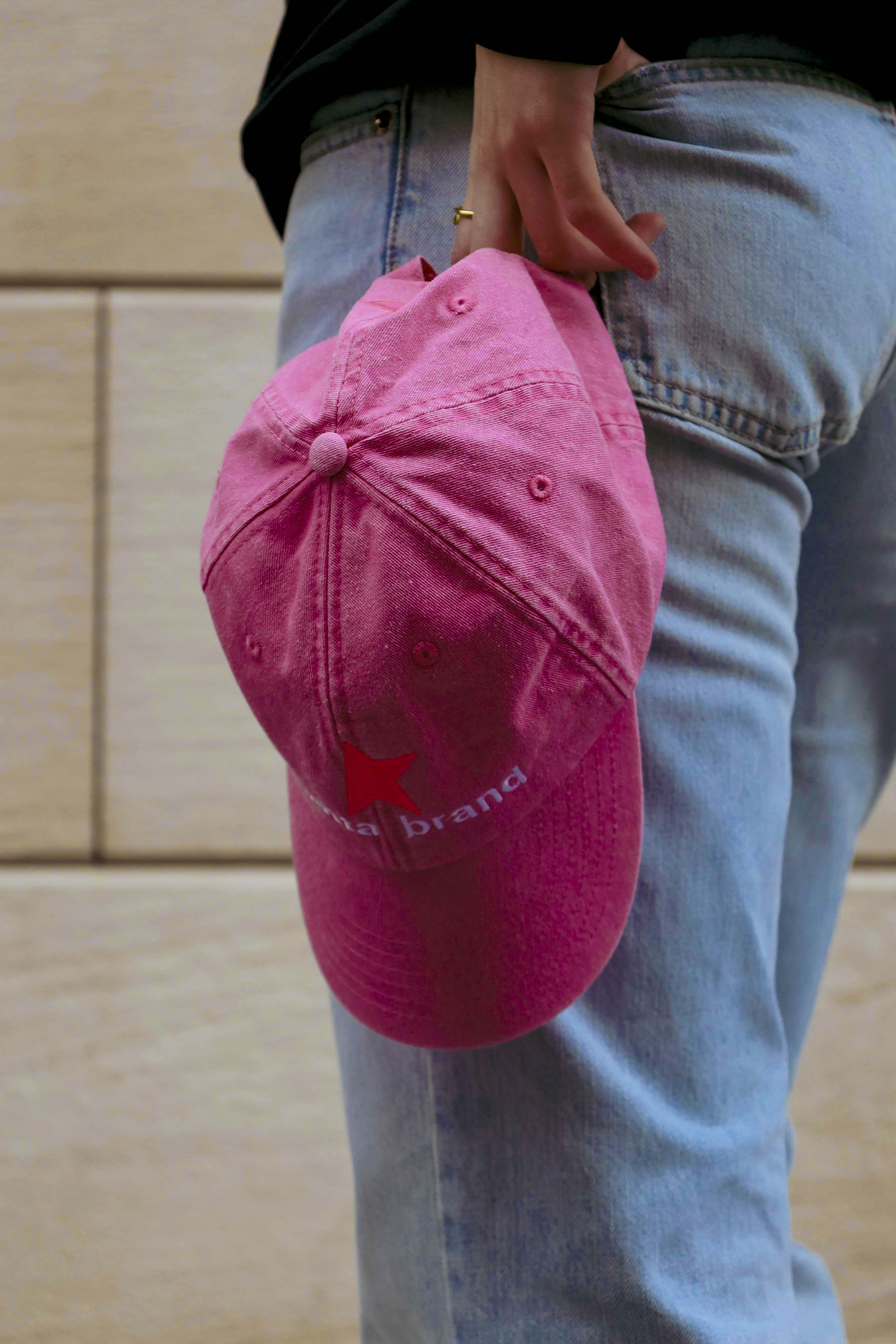 GORRA ROSA CHICLE RILOTTA BRAND MEDIA ESTRELLA