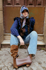 BLUSA CASILDA AZUL MARINO