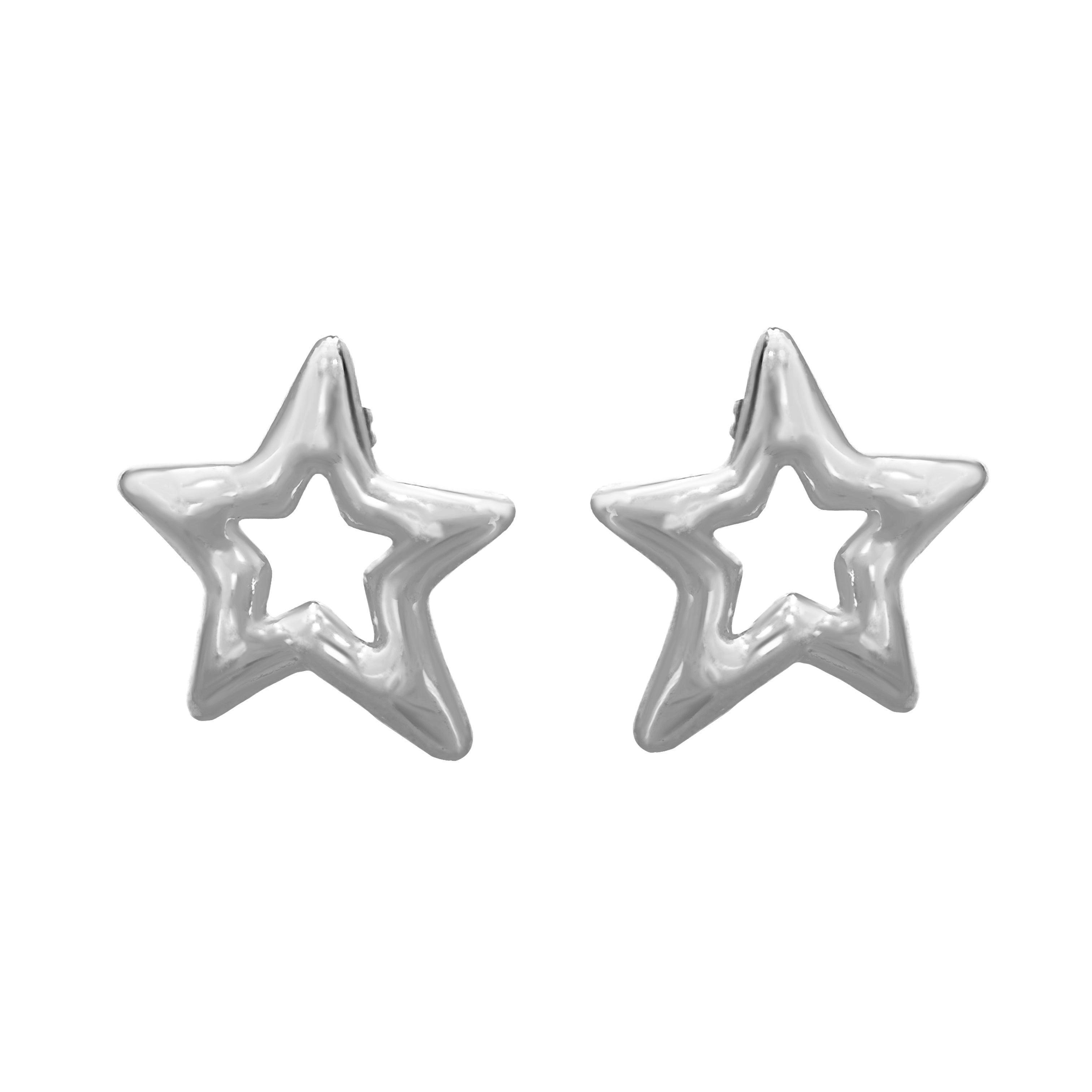 PENDIENTES ESTRELLA RUGOSAS