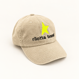 GORRA BEIGE MEDIA ESTRELLA AMARILLO FLÚOR