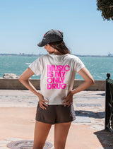 CAMISETA MUSIC BLANCA