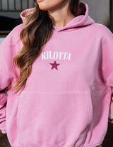 HOODIE STARGIRL ROSA Y VINO