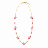 COLLAR FLORECITAS ROSAS