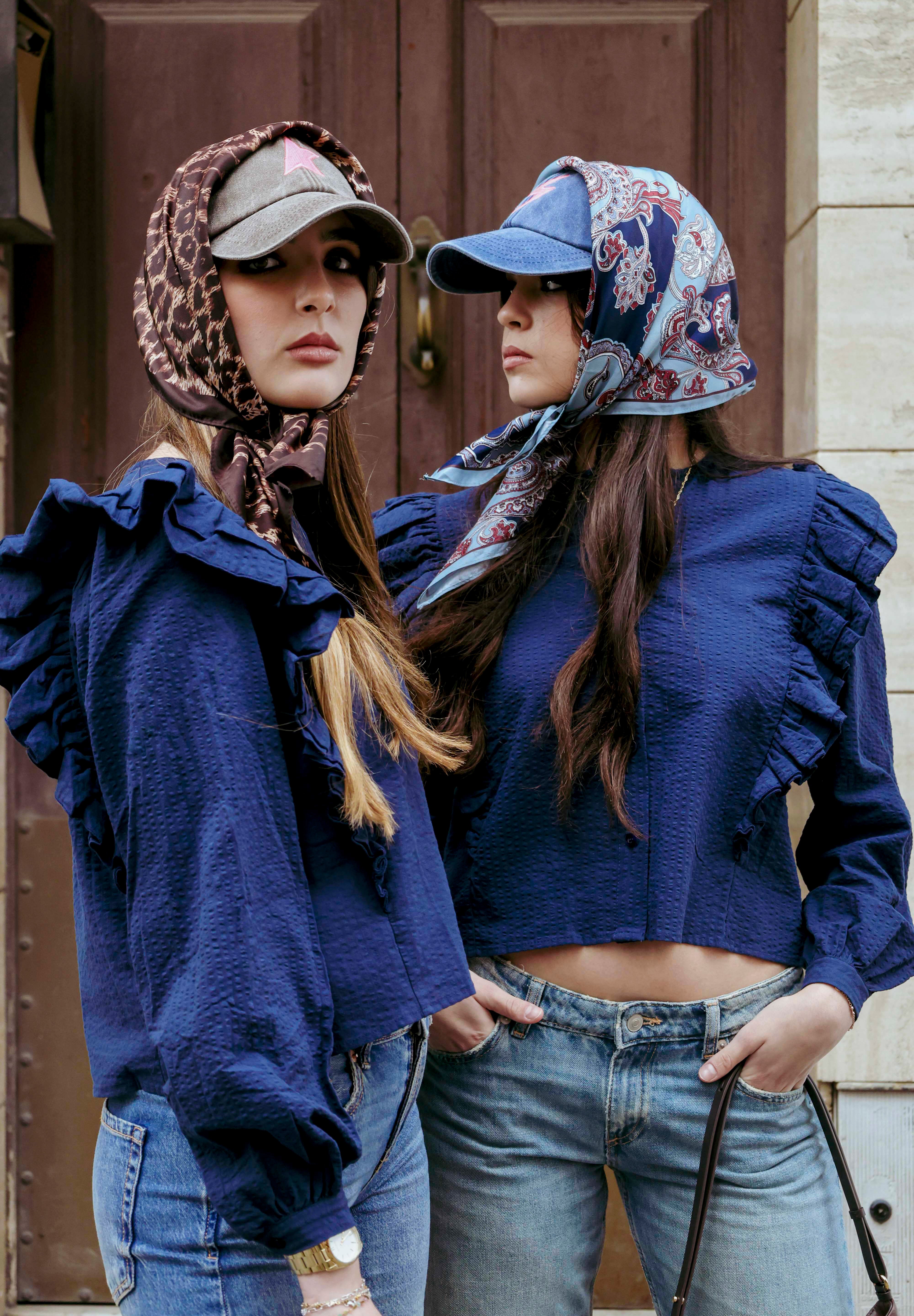 BLUSA CASILDA AZUL MARINO