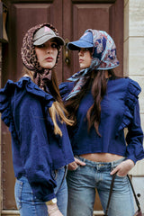 BLUSA CASILDA AZUL MARINO