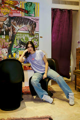 CAMISETA PINK STAR LAVANDA