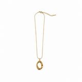 COLLAR OVAL GOLD BIG
