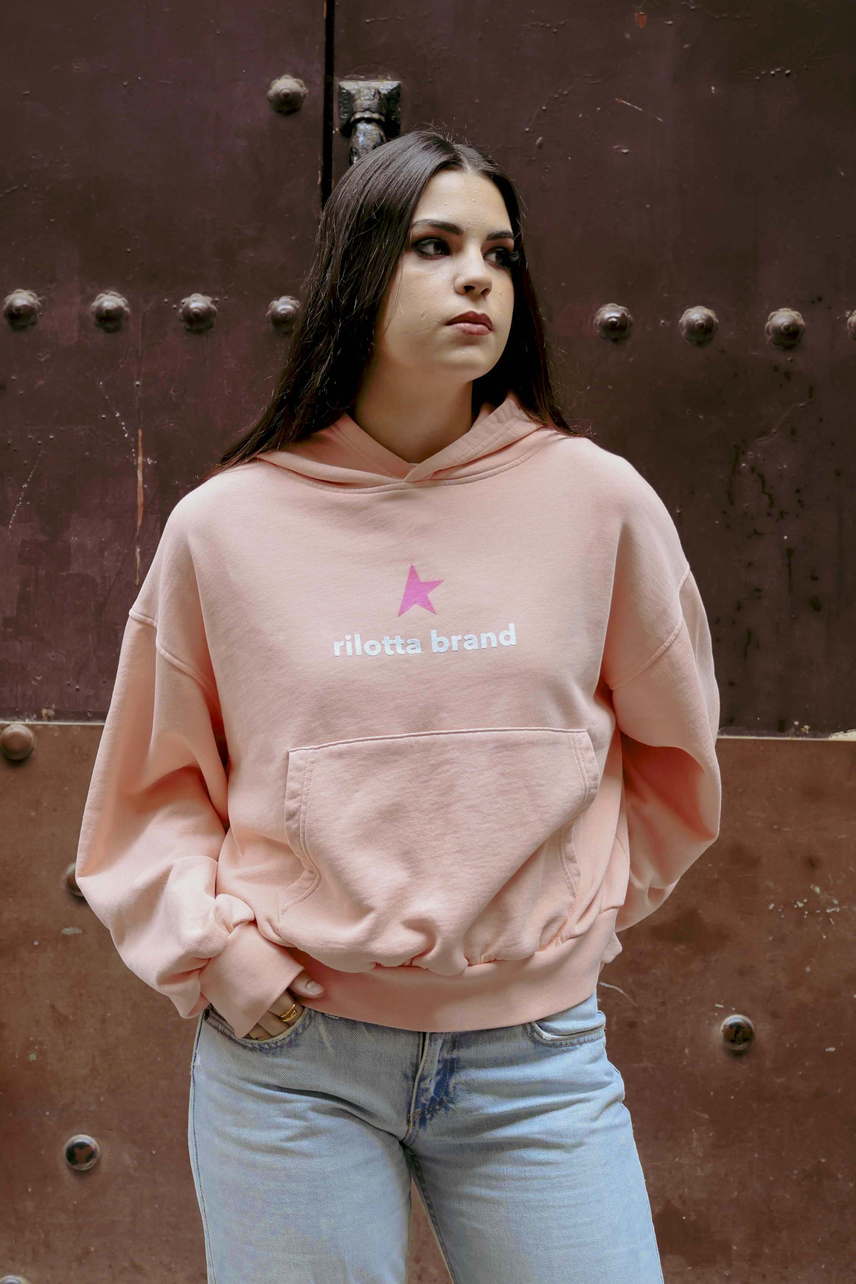 HOODIE HAPPY NARANJA