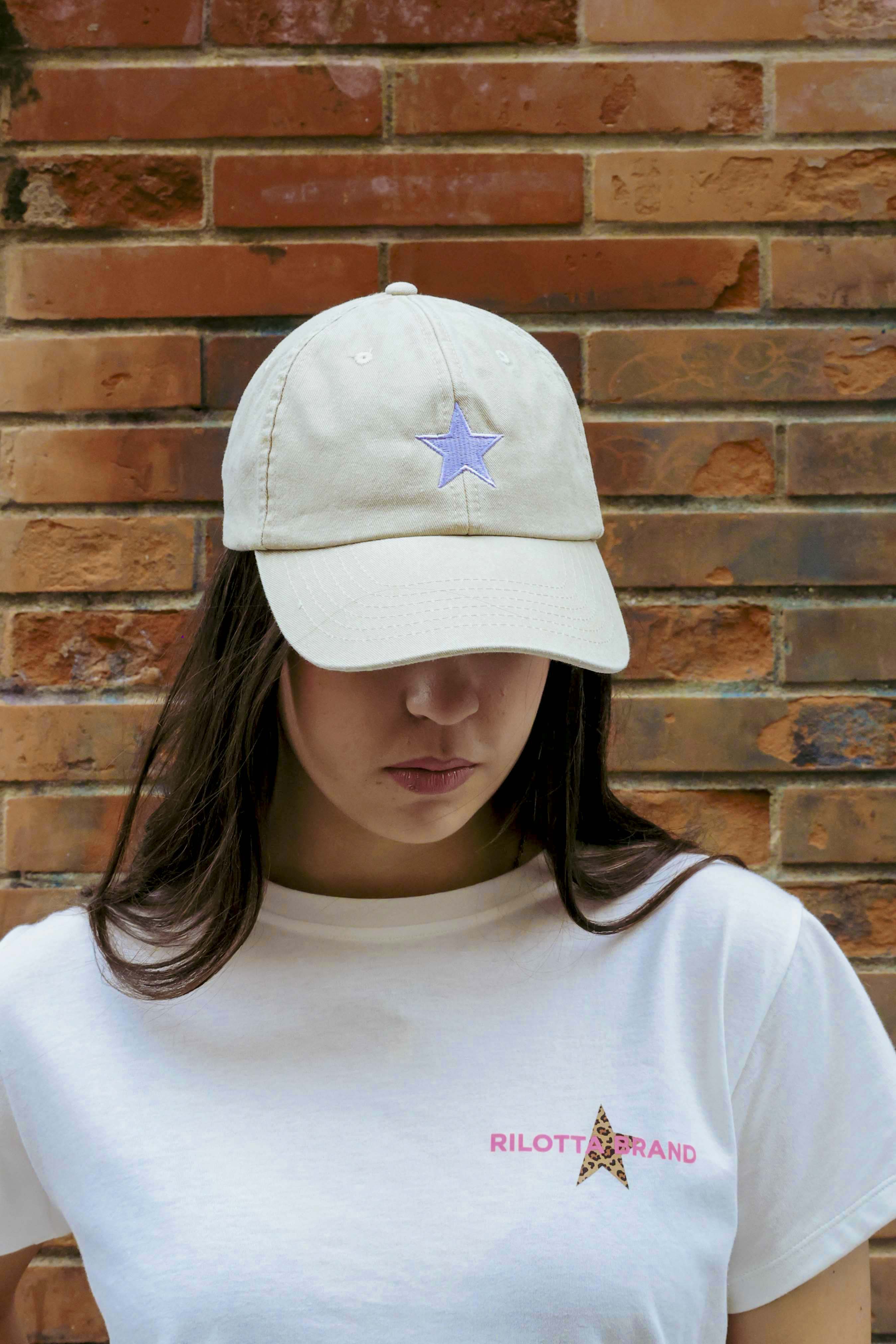 GORRA BEIGE MEDIA ESTRELLA LAVANDA