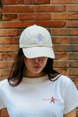 GORRA BEIGE MEDIA ESTRELLA LAVANDA