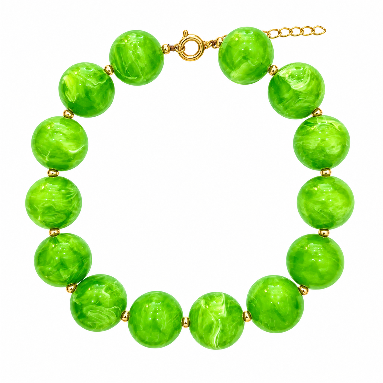 COLLAR BOLAS EXTRA GRANDE ACERO