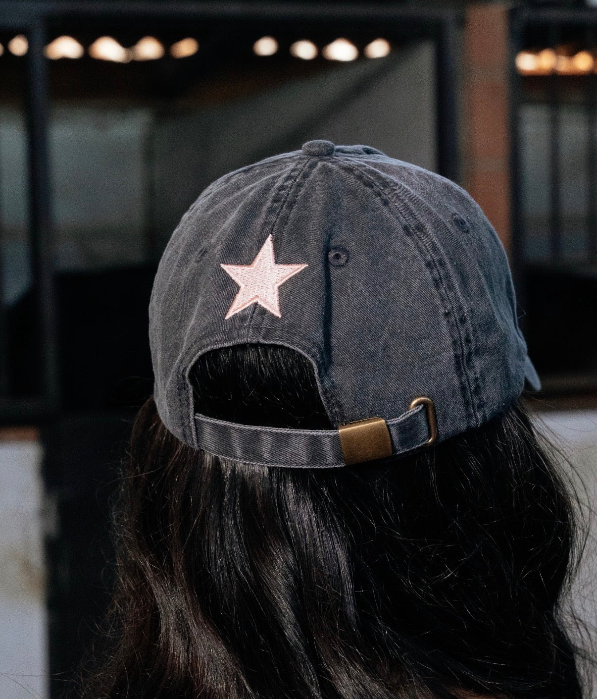 GORRA GRIS  RILOTTA STAR MAQUILLAJE