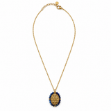 COLLAR VIRGEN AZUL ACERO