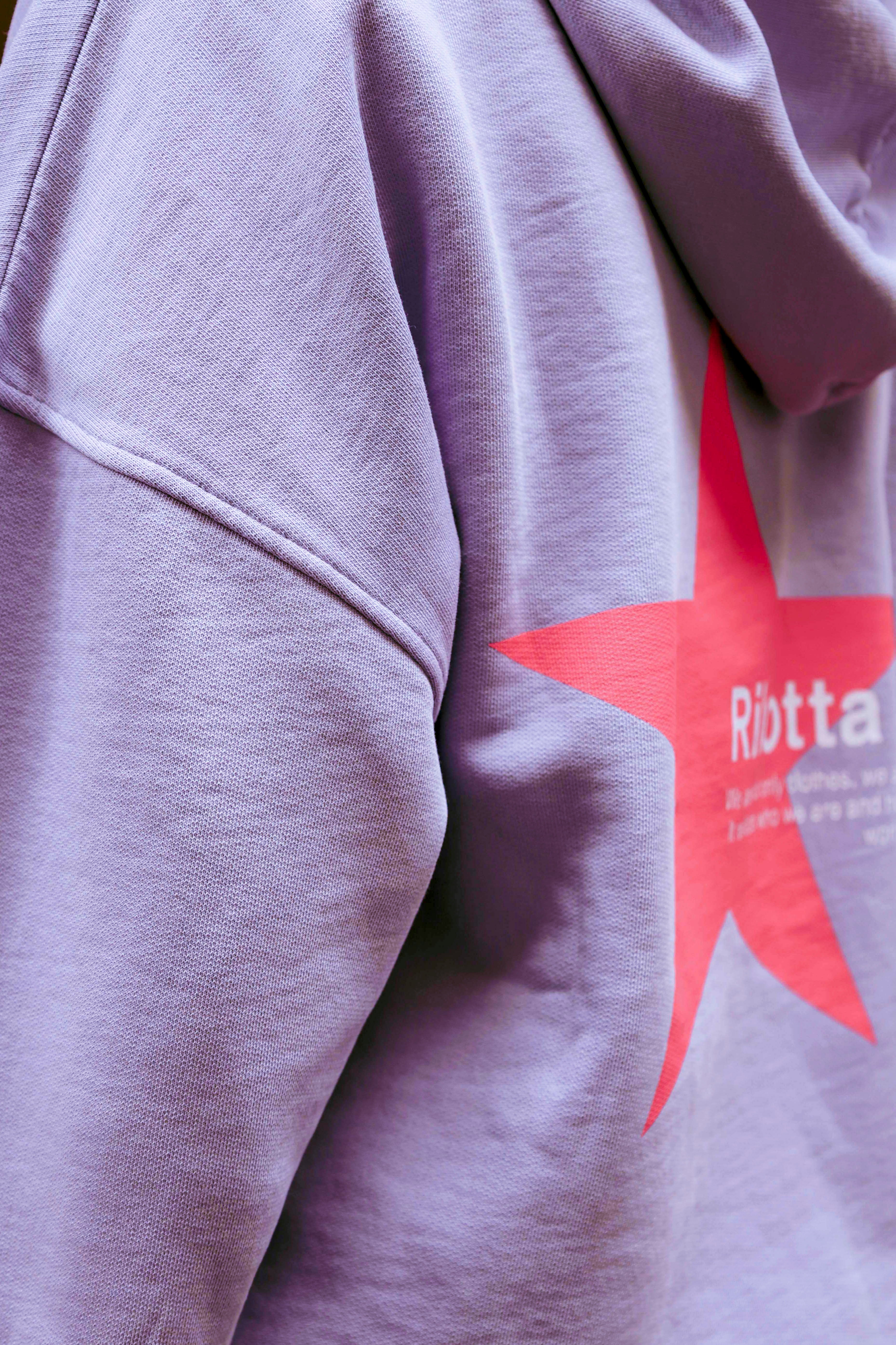 HOODIE PINK STAR LAVANDA