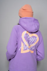 HOODIE HEART LAVANDA