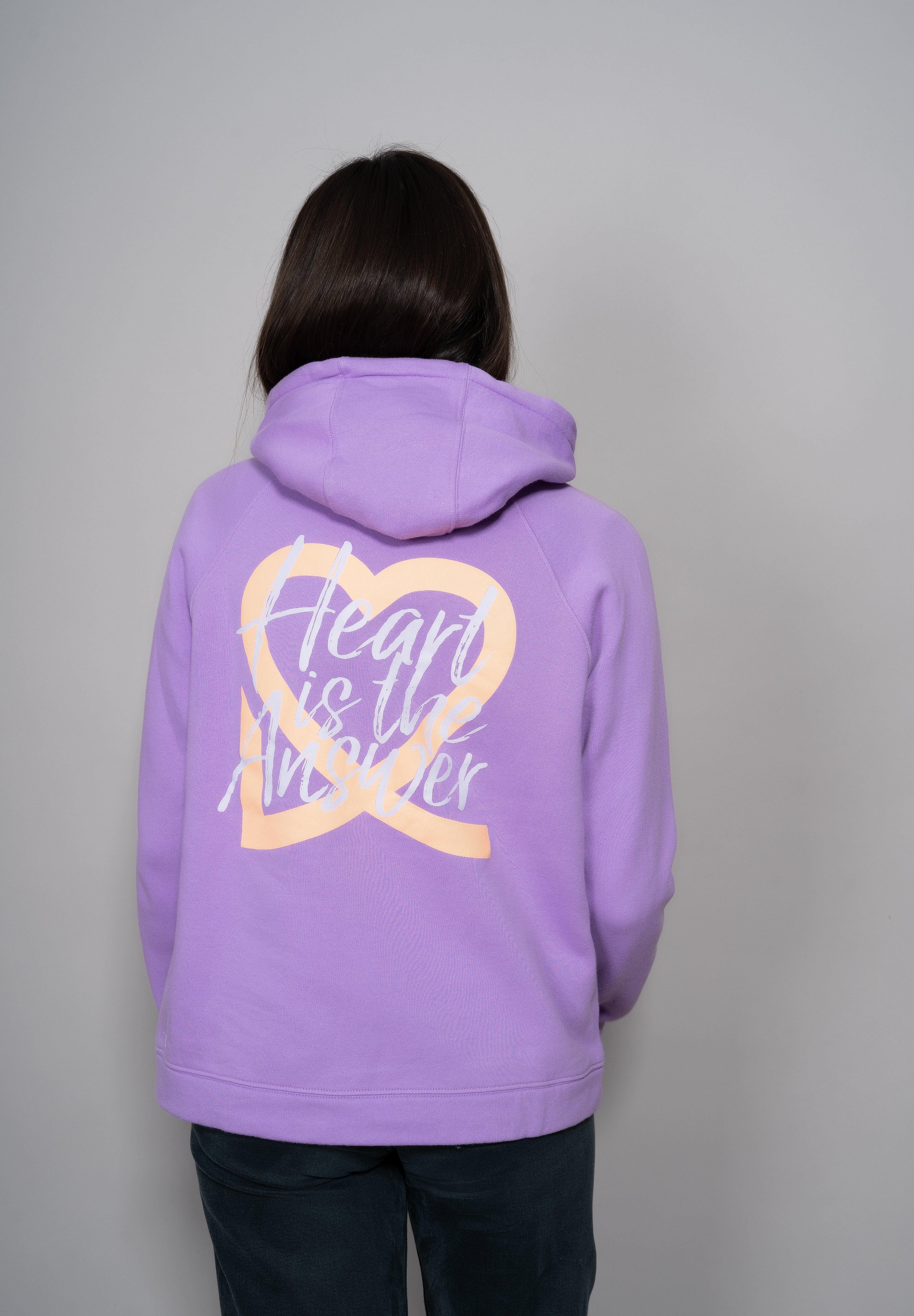 HOODIE HEART LAVANDA