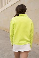 ZIPPER VERDE LIMA