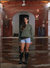 HOODIE WHISTLER VERDE Y NARANJA FLUOR