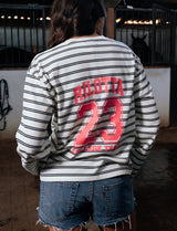 CAMISETA RAYAS MANGA LARGA R23