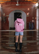 HOODIE STARGIRL ROSA Y VINO